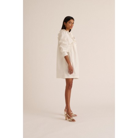 Robe Armance blanc naturel la livraison gratuite