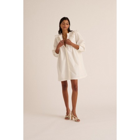 Robe Armance blanc naturel la livraison gratuite