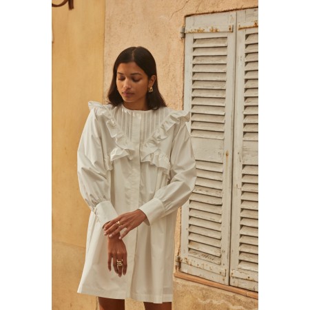 Robe Armance blanc naturel la livraison gratuite