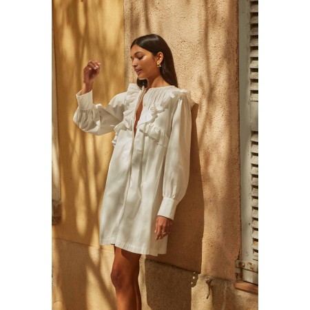 Robe Armance blanc naturel la livraison gratuite