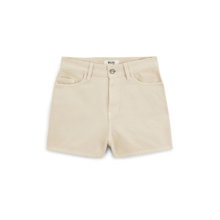 Short Triomphe beige pampa en linge