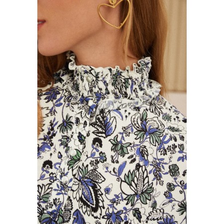 Blouse Une Fois imprimé jardin en fleurs les muscles