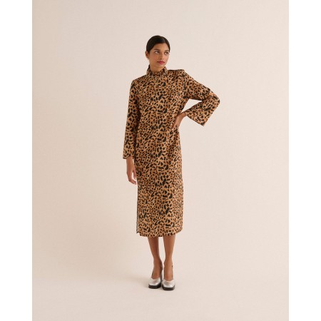 Robe Pépite guépard cappuccino en ligne