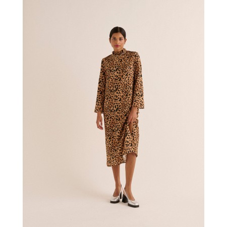 Robe Pépite guépard cappuccino en ligne