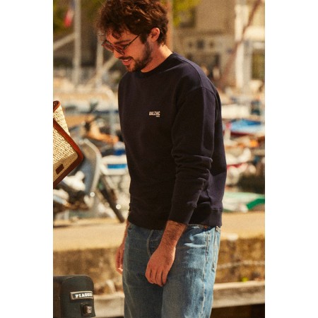 Sweat-shirt Hauteville BP marine ou a consommer sur place