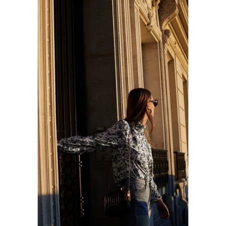 Blouse Une Fois imprimé jardin en fleurs les muscles