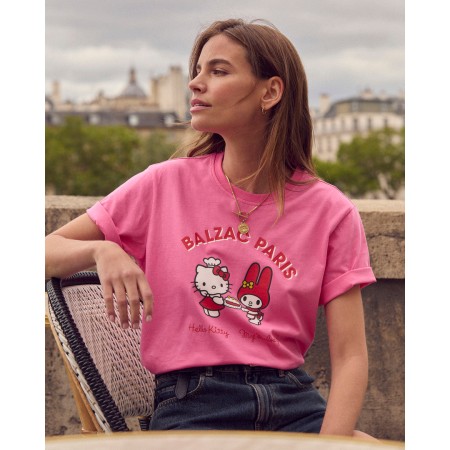 Tee-shirt Bree rose Hello Kitty x My Melody prix