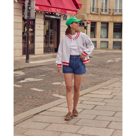 Cardigan Douillet gris et rouge My Melody france