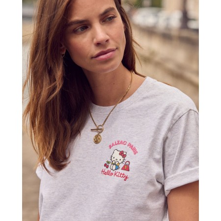 Tee-shirt Bree gris Hello Kitty de pas cher