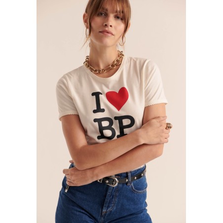 Tee-shirt Willow I love Paris blanc En savoir plus