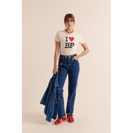 Tee-shirt Willow I love Paris blanc En savoir plus