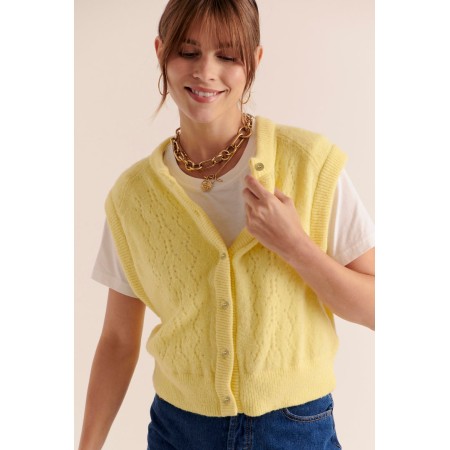 Cardigan Brooke jaune la chaussure