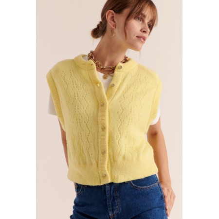 Cardigan Brooke jaune la chaussure