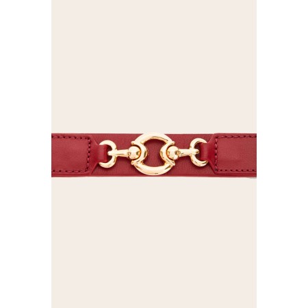 Ceinture Brandon bordeaux ou a consommer sur place