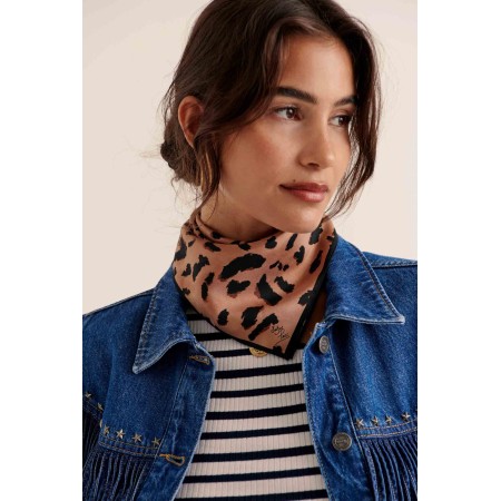 Foulard Kelly guepard cappuccino Par le système avancé 