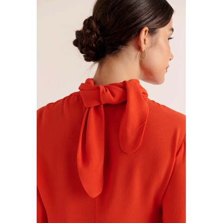 Blouse Léontine orange commande en ligne