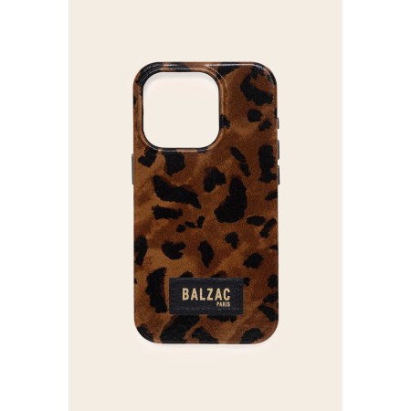 Coque de téléphone cuir guépard cappuccino suggérées chez