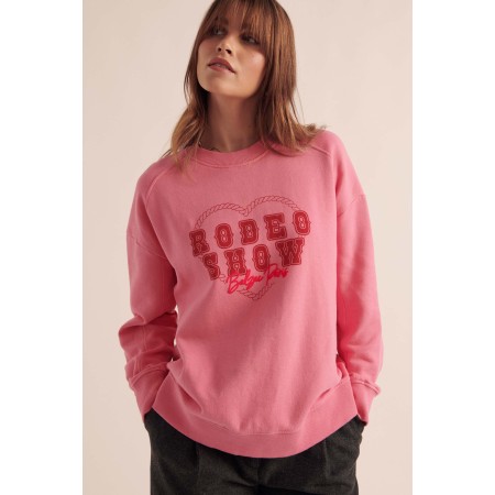 Sweat-shirt Nico Rodeo show rose de la marque