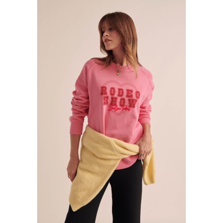 Sweat-shirt Nico Rodeo show rose de la marque