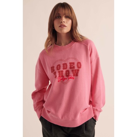 Sweat-shirt Nico Rodeo show rose de la marque