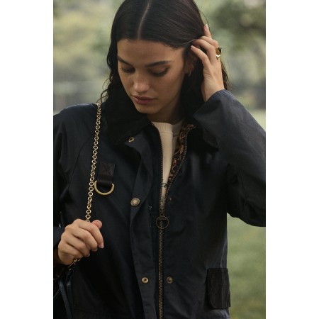 Manteau Félicité marine et léopard Barbour x BP 50% de réduction en Octobre 2024