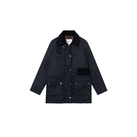 Manteau Félicité marine et léopard Barbour x BP 50% de réduction en Octobre 2024