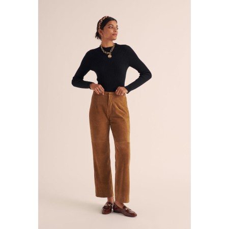 Pantalon Selby croute camel Voir les baskets