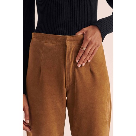 Pantalon Selby croute camel Voir les baskets