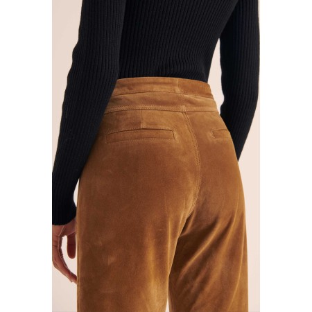 Pantalon Selby croute camel Voir les baskets