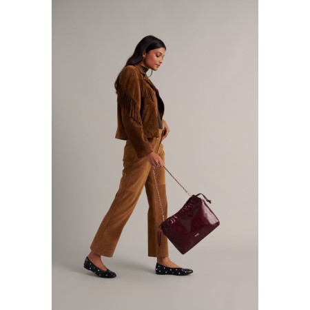 Pantalon Selby croute camel Voir les baskets