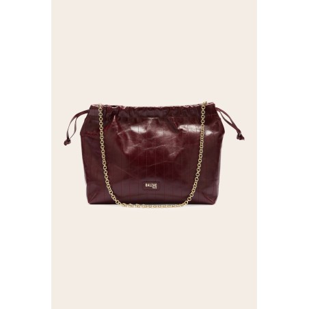 Sac Amaïa froissé bordeaux en ligne des produits 