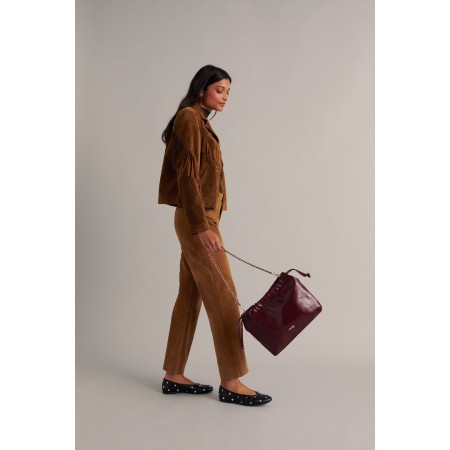 Pantalon Selby croute camel Voir les baskets