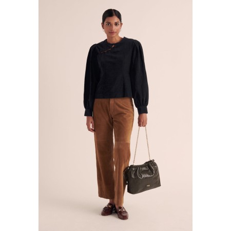 Pantalon Selby croute camel Voir les baskets