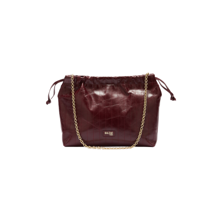 Sac Amaïa froissé bordeaux en ligne des produits 