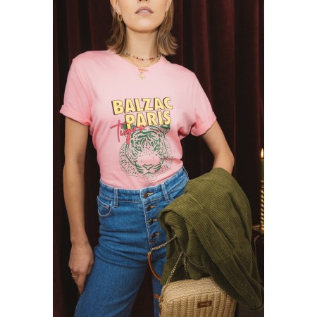 Tee-shirt Bree tigre rose Comparez et commandez 