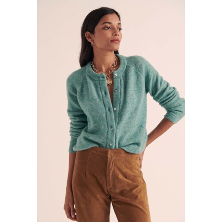 Cardigan Come bleu vert Par le système avancé 