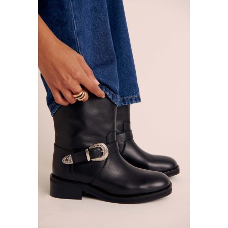 Bottines Sharon noir destockage