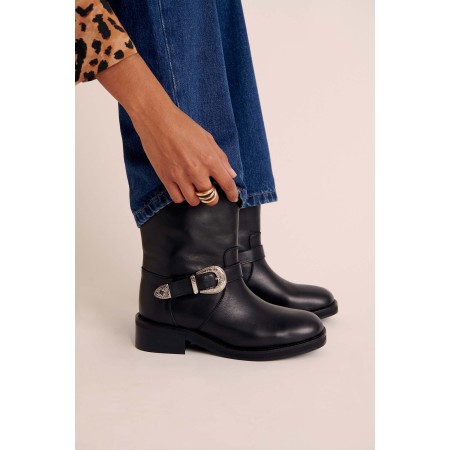 Bottines Sharon noir destockage