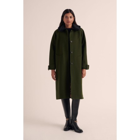 Manteau Nicole kaki l'achat 