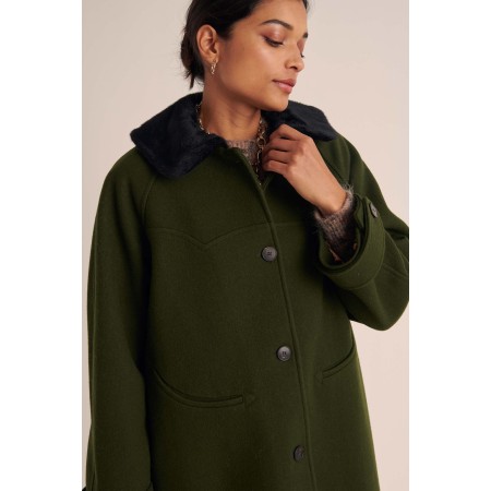 Manteau Nicole kaki l'achat 