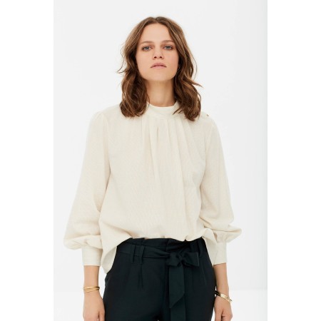 Iridescent ecru Billie blouse l'évolution des habitudes 