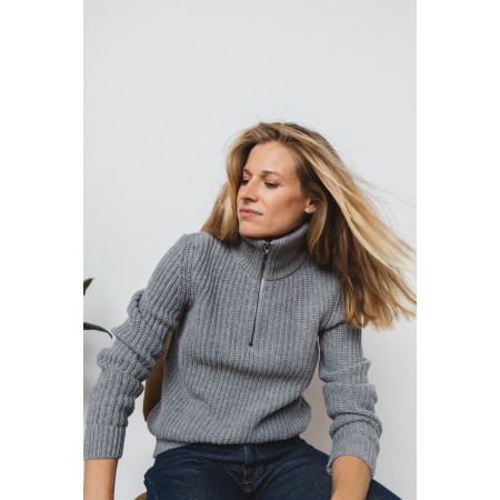 Gray Ugolin sweater brillant des détails fins