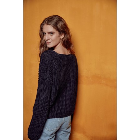 Amaury navy sweater de l' environnement