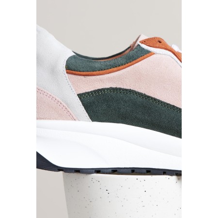 Maximilien green and pink sneakers Comparez plus de prix