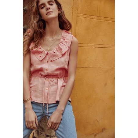 Pink Deva blouse commande en ligne