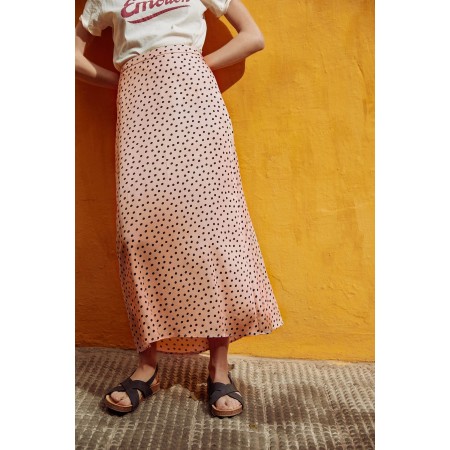 Pink polka dot Erine skirt l'achat 