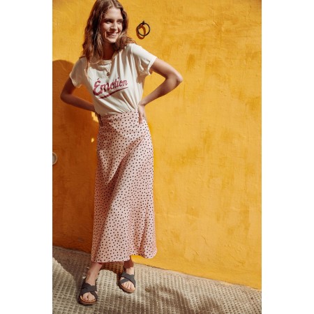 Pink polka dot Erine skirt l'achat 