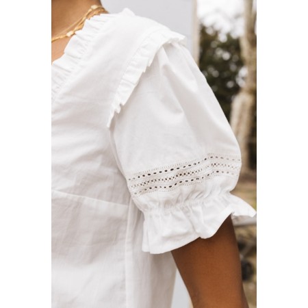 Natural white Anetta shirt store