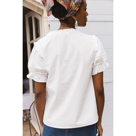 Natural white Anetta shirt store