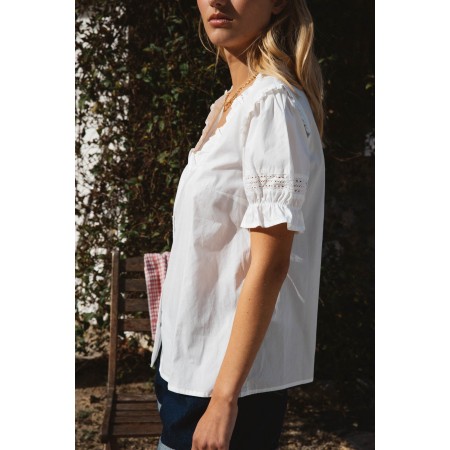 Natural white Anetta shirt store